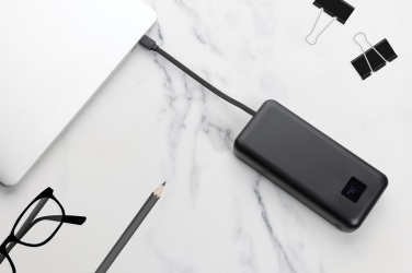 Logotrade liikelahja mainoslahja kuva: Gridley 20000mAh 65W tietokonevirtapankki RCS muovista