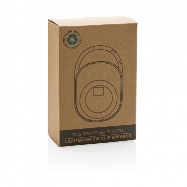 Logo trade liikelahja mainoslahja tuotekuva: RCS Lightboom 5W clip-kaiutin kierrätetystä muovista