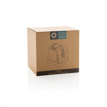 Logotrade mainostuotet kuva: Singvibe RCS karaokesarja tuplamikrofonilla kierrätysmuovia