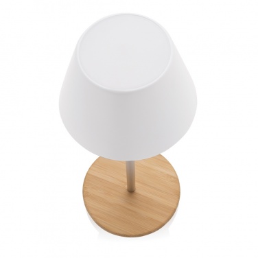 Logo trade mainostuotet tuotekuva: Pure Glow USB-ladattava pöytälamppu RCS muovista