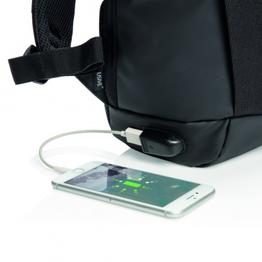 Logo trade liikelahjat tuotekuva: Madrid – USB-laptopreppu, RFID-suojaus - PVC vapaa