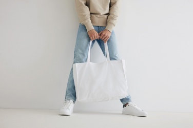 Logo trade mainoslahja ja liikelahja tuotekuva: Impact AWARE™ ostoskassi kierrätetystä puuvillasta 145gr