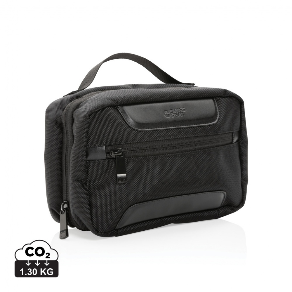 Logotrade liikelahja mainoslahja kuva: Swiss Peak AWARE™ RPET Voyager toilettilaukku