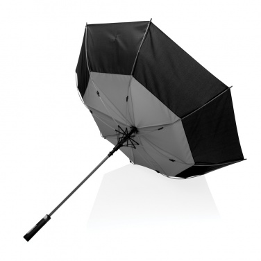 Logotrade mainostuote tuotekuva: 27" Impact AWARE™ RPET 190T auto-open myrskysateenvarjo
