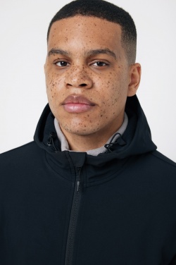 Logo trade liikelahja kuva: Iqoniq Makalu miesten softshell takki R-polyesteristä