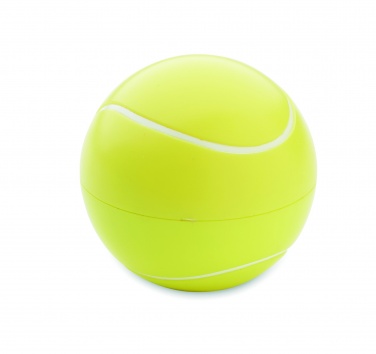 Logo trade liikelahja mainoslahja tuotekuva: Huulirasva tennispallo