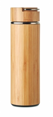 Logo trade mainoslahjat ja liikelahjat kuva: Bambu termospullo 400 ml TAMPERE