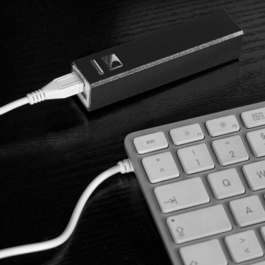 Logotrade liikelahja mainoslahja kuva: Metallinen virtapankki PORT HOPE 2200mAh