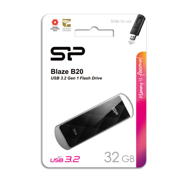 Logo trade liikelahjat tuotekuva: Pendrive Silicon Power B20 USB 3.0