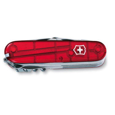 Logo trade liikelahjat mainoslahjat kuva: Taskuveitsi SwissChamp läpinäkyvä Victorinox