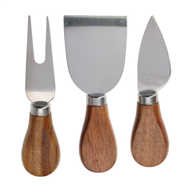 Logo trade liikelahja mainoslahja tuotekuva: Juustolautanen setti 4 kpl