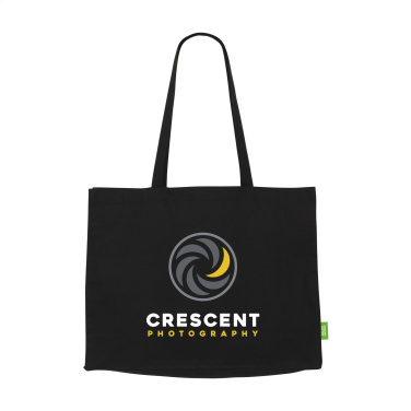 Logo trade liikelahjat tuotekuva: ECO Shopper GOTS luomupuuvillapussi (180 g/m²).