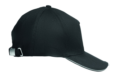 Logotrade liikelahja tuotekuva: 5-paneelinen LED-puuvillalippis 22