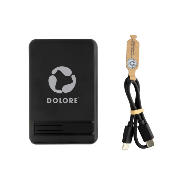 Logo trade liikelahjat tuotekuva: Zen RCS 5000 mah 5W magneettinen bambu virtalähde
