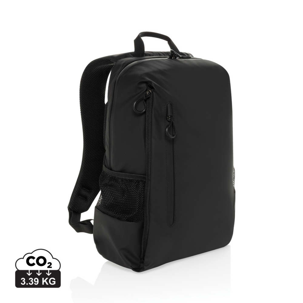 Logo trade mainoslahja ja liikelahja tuotekuva: Lima Aware™ RPET vedenkestävä 15.6"  reppu