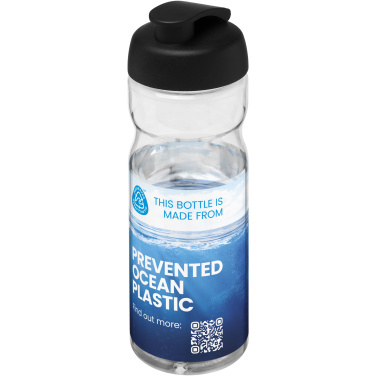Logo trade mainostuotet tuotekuva: H2O Active® Eco Base 650 ml -urheilujuomapullo läppäkannella