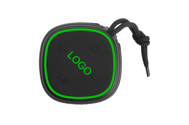 Logotrade liikelahjat mainoslahjat tuotekuva: Bluetooth-kaiutin HERMON Schwarzwolf