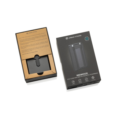 Logotrade liikelahjat kuva: Urban Vitamin Redwood 5in1 5000mah 20W PD tehopankki