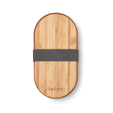 Logo trade mainostuotet tuotekuva: Black+Blum teräksestä valmistettu kaksiosainen eväsrasia