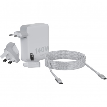 Logotrade reklaminiai produktai nuotrauka: Xtorm XVC2140 GaN Ultra 140W kelioninis įkroviklis su 240W USB-C PD laidu