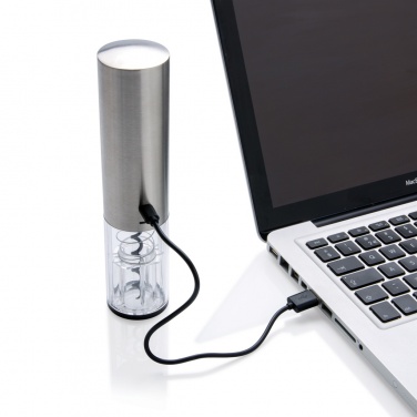 Logotrade dovana nuotrauka: Elektrinis vyno atidarytuvas - USB pakraunamas