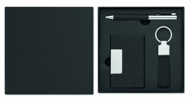 Logotrade reklaminės dovanos nuotrauka: 3 dalių dovanų rinkinys dovanų dėžutėje su pritaikoma spauda