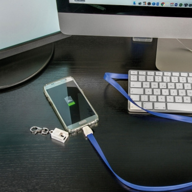 Logotrade reklaminiai produktai nuotrauka: Virvelė su usb kabeliu LE PORT