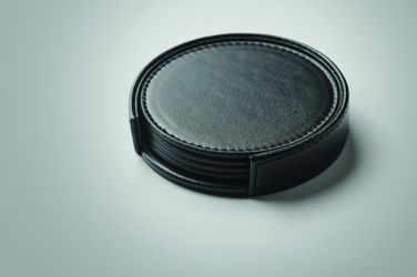 Logotrade reklaminiai produktai nuotrauka: 4 PU padėkliukų rinkinys