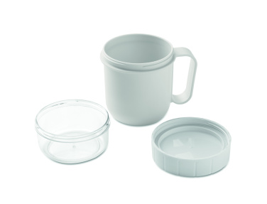 Logotrade firminės dovanos nuotrauka: 450 ml talpos PP puodelis kelyje