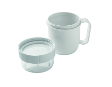 Logotrade dovana nuotrauka: 450 ml talpos PP puodelis kelyje
