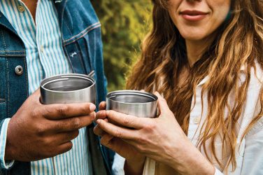 Logotrade reklaminės dovanos nuotrauka: Black+Blum Explorer termosas Duo 1L