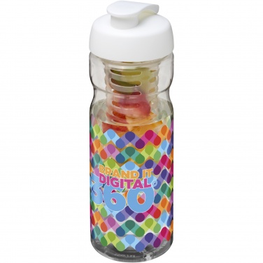 Logotrade biznesa dāvanas foto: H2O Active® Base 650 ml sporta pudele un smidzinātājs ar pārslēdzamu vāku