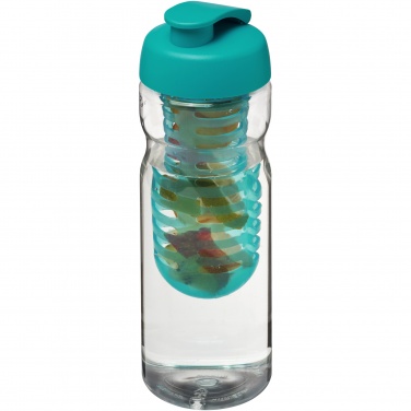 Logotrade dāvanas foto: H2O Active® Base 650 ml sporta pudele un smidzinātājs ar pārslēdzamu vāku