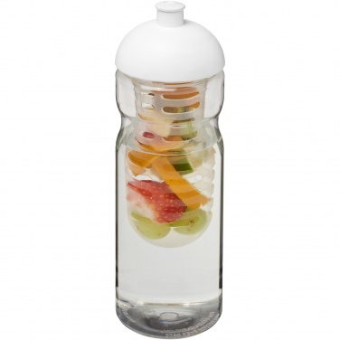Logotrade korporatīvās dāvanas foto: H2O Active® Base 650 ml kupola vāka sporta pudele un infūzija