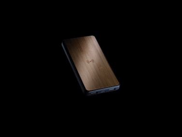 Logotrade logo dāvanas foto: RCS pārstrādātās plastmasas 8000 mAh bezvadu barošanas banka