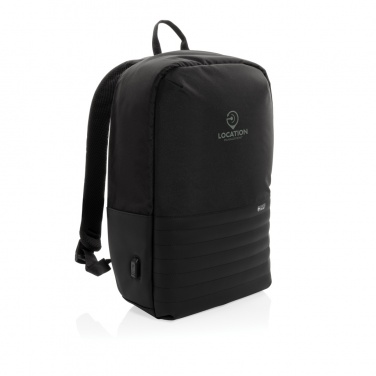 Logotrade dāvanas foto: Swiss Peak AWARE™ RFID pretaizdzīšanas 15,6 collu klēpjdatora mugursoma