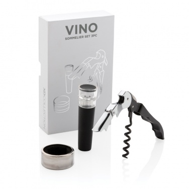 Logotrade ziemassvētku dāvanas foto: Vino someljē komplekts 3gab