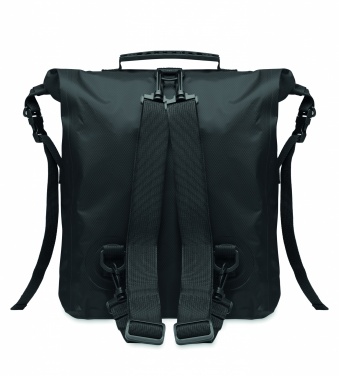 Logotrade dāvanas foto: RPET ūdensnecaurlaidīga rolltop soma