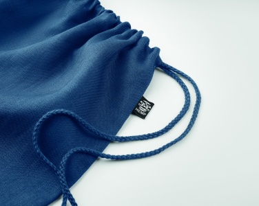 Logotrade dāvanas foto: Kaņepju savilkšanas maisiņš 200 gr/m²