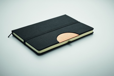 Logotrade dāvanas foto: A5 RPET piezīmju grāmatiņa 80 ar oderējumu