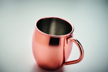 Logotrade korporatīvās dāvanas foto: Kokteiļu vara krūze 400 ml