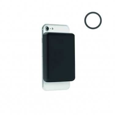 Logotrade biznesa dāvanas foto: Magnētiskais bezvadu lādētājs 15W, 5000 mAh