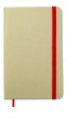 A6 pārstrādāta piezīmju grāmatiņa 96 plain, Sarkans