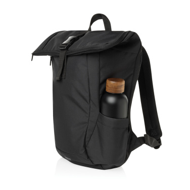 Logotrade Ideja dāvanas foto: Swiss Peak Aware™ RPET Leonard 15,6 collu klēpjdatora mugursoma