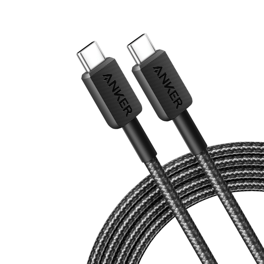 Logotrade logo dāvanas foto: Anker USB-C uz USB-C kabelis 1,8 metri 60 W