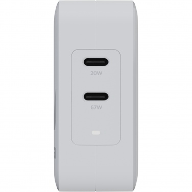 Логотрейд pекламные подарки картинка: Xtorm XVC2067 GaN Ultra дорожное зарядное устройство мощностью 67 Вт с кабелем USB-C PD мощностью 100 Вт