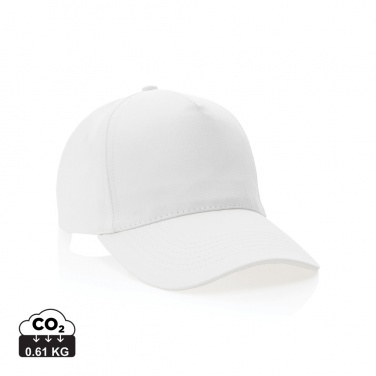 Логотрейд pекламные подарки картинка: Кепка Impact 5panel 280gr из переработанного хлопка с трассером AWARE™