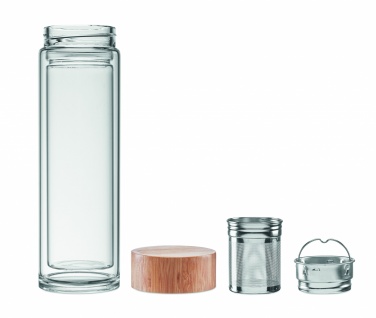 Логотрейд pекламные cувениры картинка: Термобутылка стеклянная München