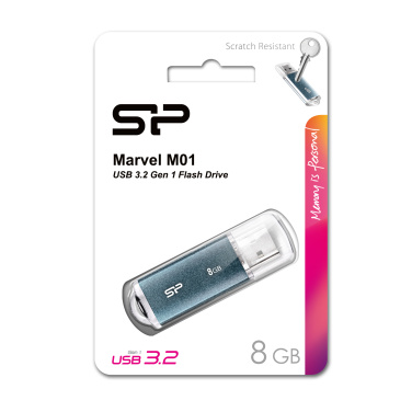 Логотрейд pекламные подарки картинка: Флешка Silicon Power Marvel M01 3.0