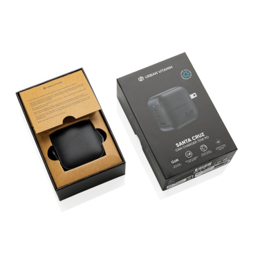 Лого трейд бизнес-подарки фото: Urban Vitamin Santa Cruz RCS rplastc 70W GAN зарядное устройство